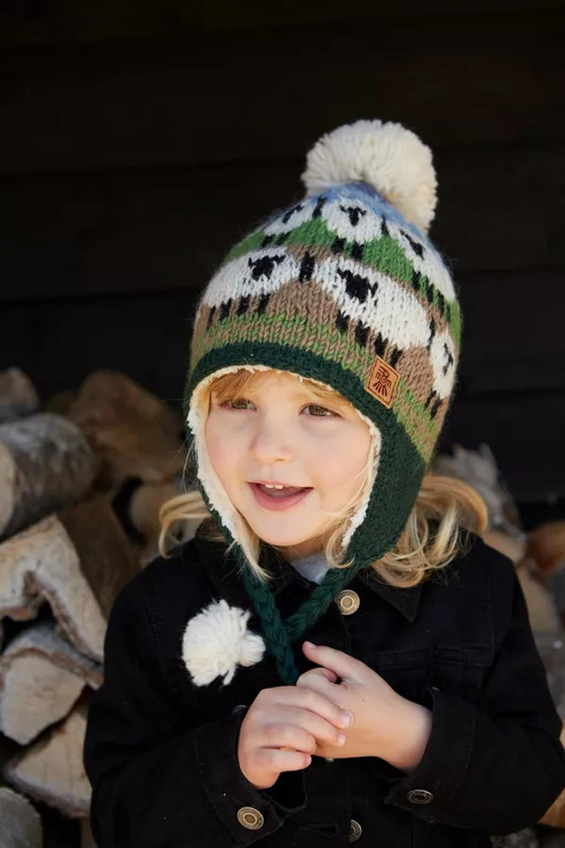 Pachamama Kids Snowy Sheep Chullo