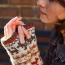 Pachamama 'Walking The Dog' Fair Isle Dog Design All Wool Handwarmers