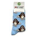 Women's Basset Hound Dog Socks, Quality Cotton Mix, Vibrant Colours, One Size