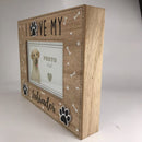 Labrador picture frame wooden box style 6x4" photo holder novelty dog lover gift