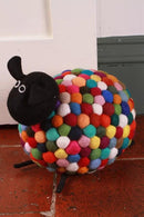 Pachamama Ziggy The Sheep Doorstop, Vibrant Coloured Heavy Weight, Felted Wool