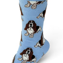 Women's Basset Hound Dog Socks, Quality Cotton Mix, Vibrant Colours, One Size