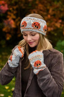 Pachamama Highland Cow Headband Chunky Knit Merino Wool
