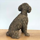 Cockapoo figurine, Leonardo Reflections Bronzed range, gift boxed
