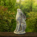 Stargazing Hare Ornament Stone Effect Resin Sculpture height 37cm