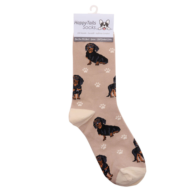 Ladies Dachshund Socks, lovely vibrant colours, soft combed cotton, one size