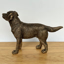 Labrador Dog figurine, Leonardo Reflections Bronzed, gift boxed