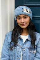 Pachamama Smiley Cat Headband Chunky Knit Wool