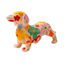 Pomme Pidou 'Frankie Blossom Bliss' Dachshund shaped ceramic Money Box (Medium)