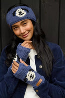 Pachamama Smiley Dog Handwarmers All Wool Chunky Knit