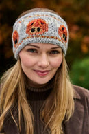 Pachamama Highland Cow Headband Chunky Knit Merino Wool