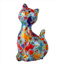 Pomme Pidou 'Caramel' Cat shaped ceramic Money Box, 17.5cm, gift boxed