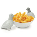 Novelty Pigeon shaped quality ceramic Salt & Pepper shaker set