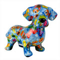 Pomme Pidou 'Dennis' Dachshund Sausage Dog Shaped Ceramic Money Box, 17 cm, gift boxed