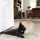 Solid Cast Iron Scottie Dog Shaped Door  Wedge