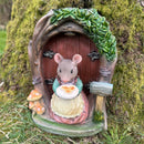 Large Mouse In Doorway with Solar Light - Female Mouse with Cakes