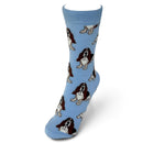 Women's Basset Hound Dog Socks, Quality Cotton Mix, Vibrant Colours, One Size