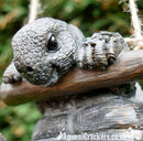 Swinging Tortoise on rope hanging garden decoration
