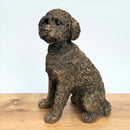 Cockapoo figurine, Leonardo Reflections Bronzed range, gift boxed