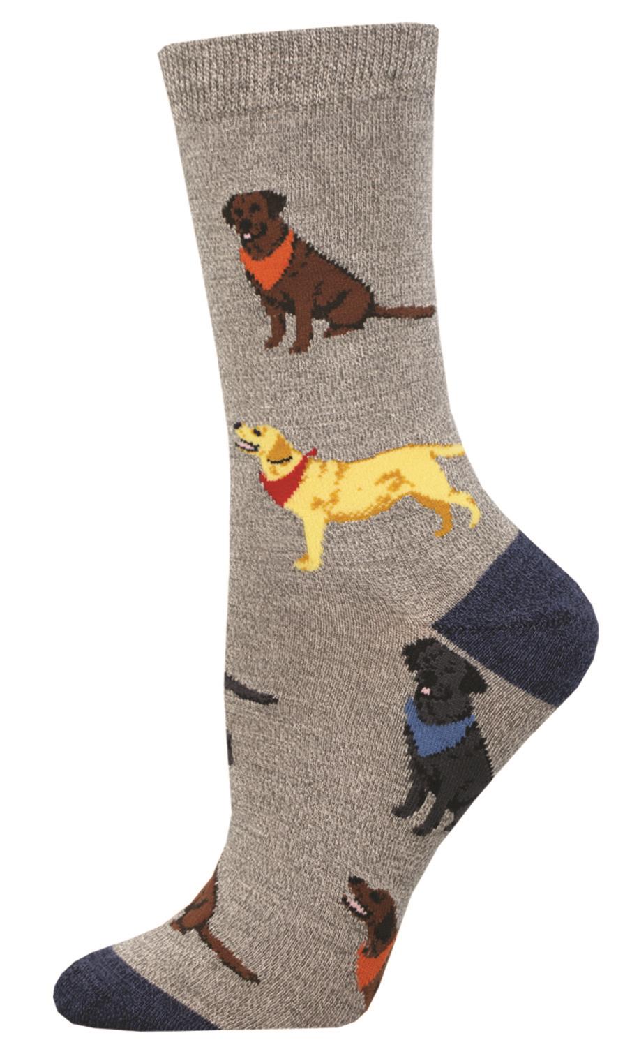 Socksmith 'LOVING LABRADORS' Labrador design Women's quality Bamboo mi