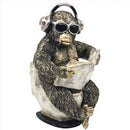 Loo Time Gorilla on Toilet reading a newspaper figurine
