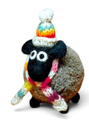 Pachamama Stuart The Lakeland Sheep Felted Ornament With Knitted Accessories