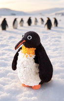 Pachamama Penelope The Penguin Felted Ornament With Knitted Accessories