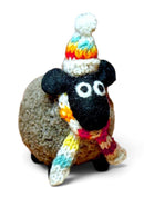 Pachamama Stuart The Lakeland Sheep Felted Ornament With Knitted Accessories