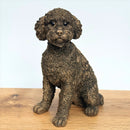 Cockapoo figurine, Leonardo Reflections Bronzed range, gift boxed