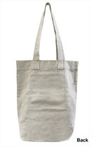 French Bulldog bag large cotton tote reusable shopper or beach bag