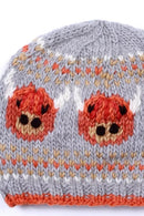 Pachamama Highland Cow Beanie Hat Chunky Knit Merino Wool