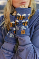 Pachamama Beehive Handwarmer Denim
