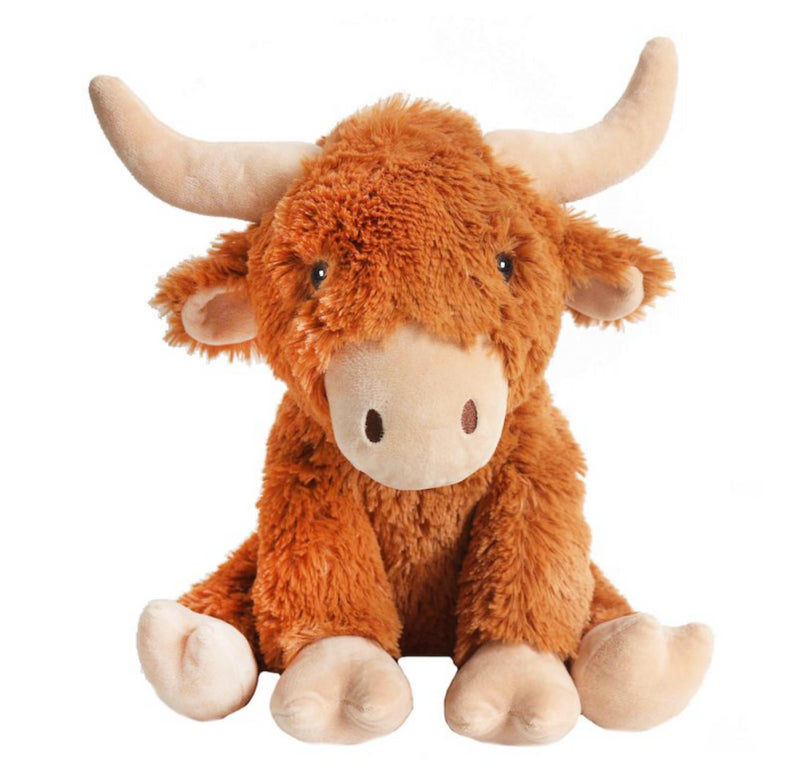 Large 30cm RPET PALS Highland Cow Soft Toy recycled bottle Cow lover gift