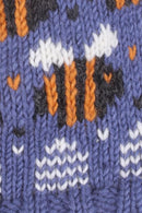 Pachamama Beehive Sofa Socks Denim