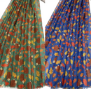 Lightweight Hedgehog Scarf With Leaves & Acorn Print