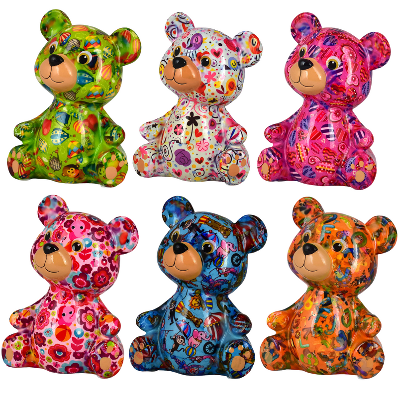 Pomme Pidou 'Toto' (Medium) Teddy Bear Shaped Ceramic Money Box