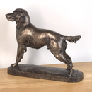 Bronze Springer Spaniel figurine by David Geenty ornament collectable sculpture