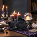 Black Cat With Bat Wings Figurine, 18cm