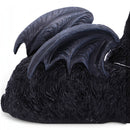 Black Cat With Bat Wings Figurine, 18cm