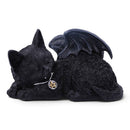 Black Cat With Bat Wings Figurine, 18cm