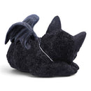 Black Cat With Bat Wings Figurine, 18cm