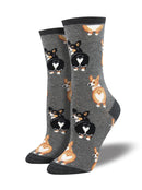 Womens Socksmith 'Corgi Butt' design socks One Size Corgi lover stocking filler