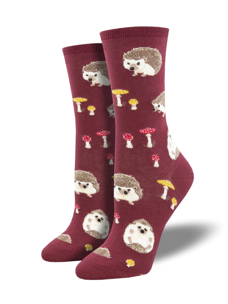 Women's Hedgehog socks Socksmith 'Slow Poke' design socks, one size