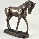 'Graceful' bronze dressage horse figurine by David Geenty, in cold cast bronze