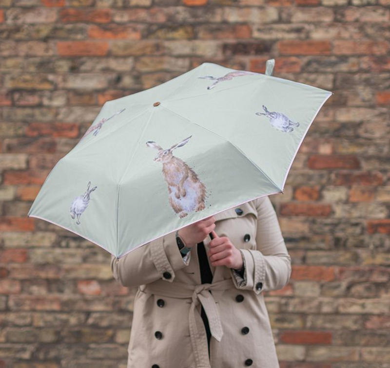 Wrendale Designs 'Hare & the Bee' Umbrella animal wildlife Rabbit or Bee lover gift