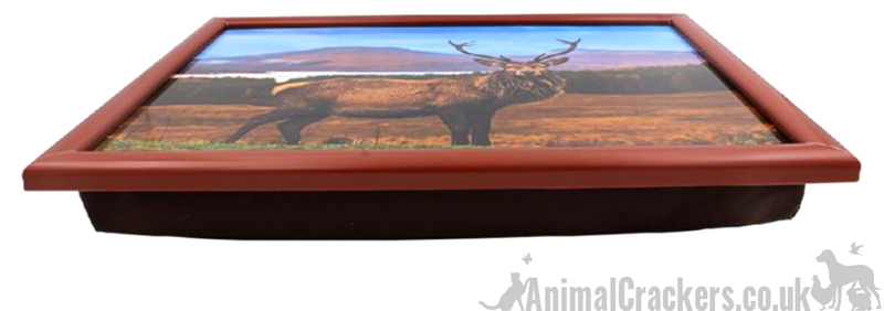 Leonardo Stag padded Lap Tray Cushion, great Stag & Deer lover gift