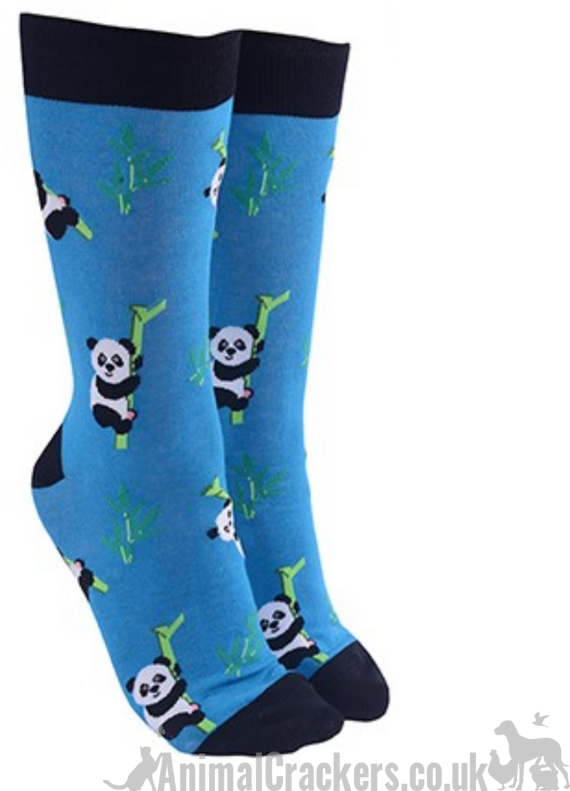 Novelty Panda design socks, Men or Women, One Size, wildlife lover gift