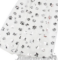 Silver foil Paw print ladies  lightweight cotton mix Scarf Sarong in choice of colours