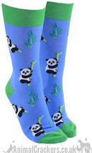 Novelty Panda design socks, Men or Women, One Size, wildlife lover gift