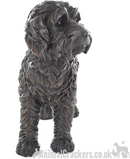 Large Cockapoo Bronze effect ornament figurine sculpture, Doodle Dog lover gift